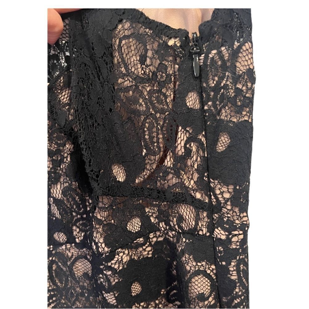 BCBGMaxazria Lynnette Black Lace Dress size 4 NWT - Picture 6 of 7